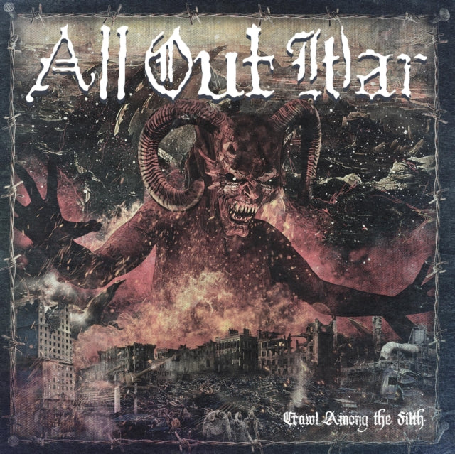 ALL OUT WAR | CRAWL AMONG THE FILTH | VINYL RECORD (LP)
