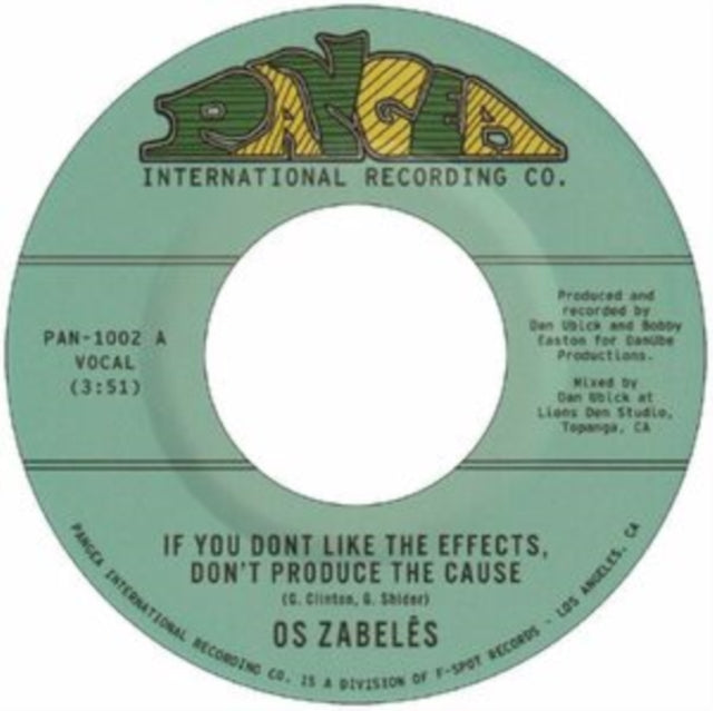 OS ZABELES | IF YOU DONâ€™T LIKE THE EFFECTS, DONâ€™T PRODUCE THE CAUSE B/W BACK IN OUR MINDS | 7IN VINYL