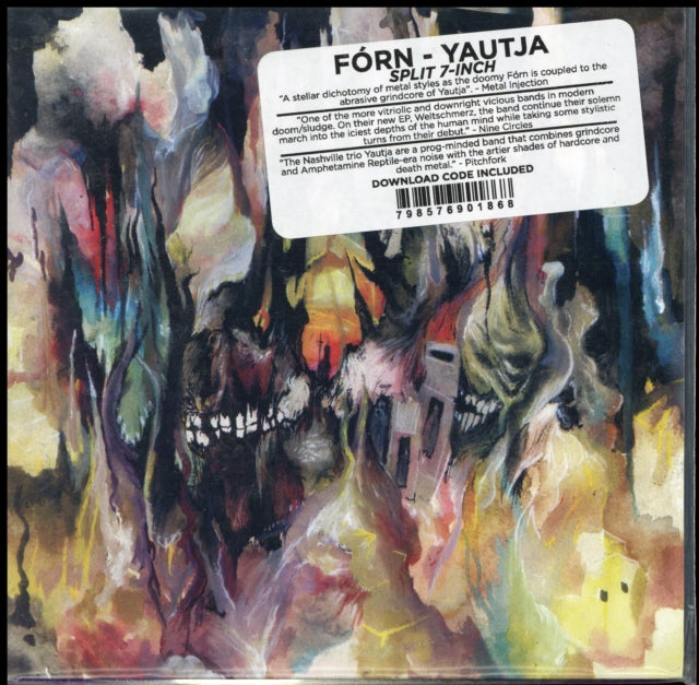 FORN / YAUTJA | SPLIT (DL CARD) | 7IN VINYL