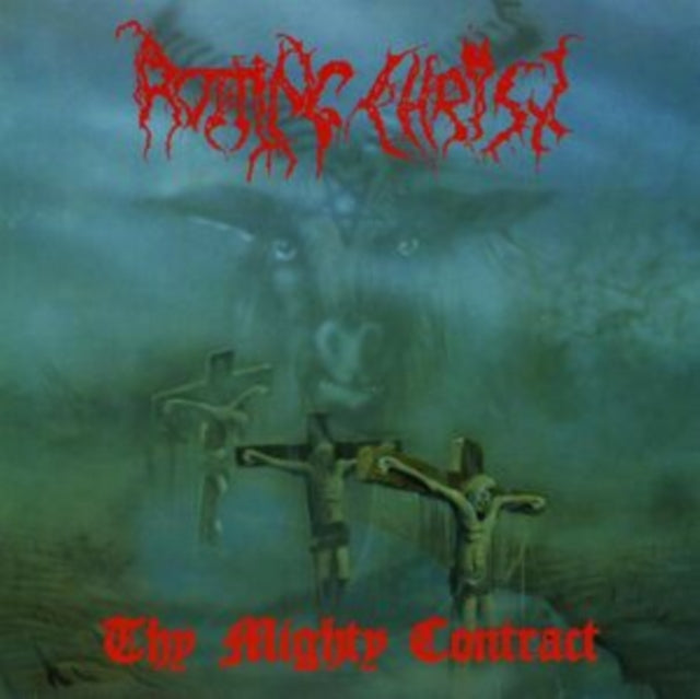 ROTTING CHRIST | THY MIGHTY CONTRACT (30TH ANNIVERSARY EDITION) (RED & BLACK VINYL/2LP) | VINYL RECORD (LP)