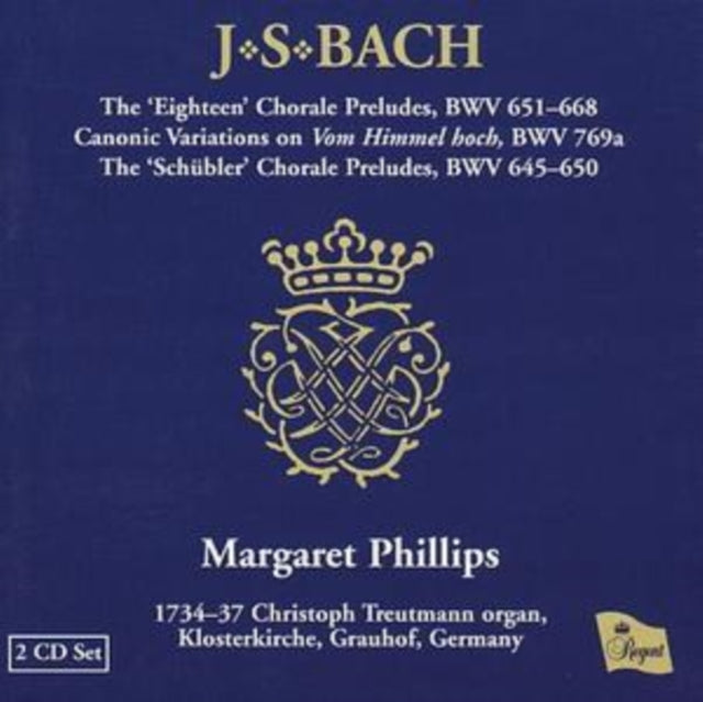 UNKNOWN | JS BACH 18 CHORALE PRELUDES | CD