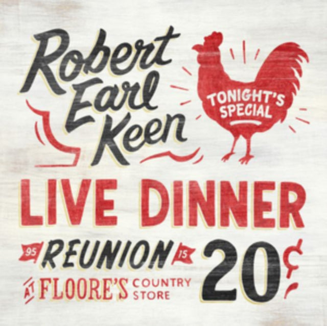 KEEN, ROBERT EARL | LIVE DINNER REUNION | VINYL RECORD (LP)