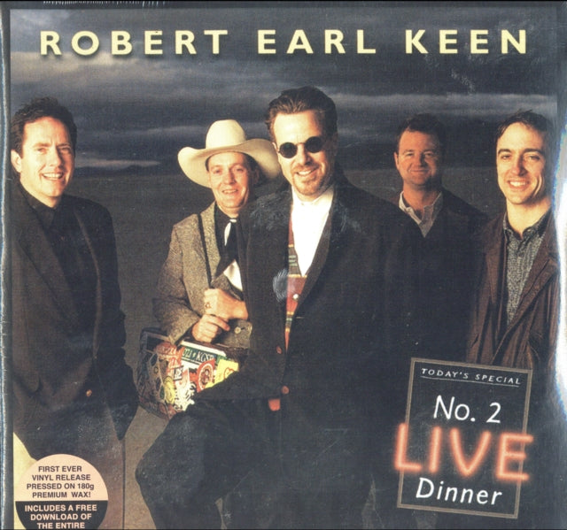 KEEN, ROBERT EARL | NO. 2 LIVE DINNER (2LP/SALMON-COLORED VINYL) | VINYL RECORD (LP)