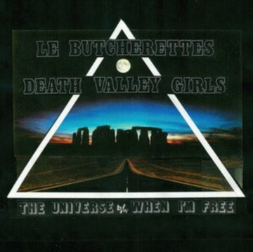 LE BUTCHERETTES; DEATH VALLEY GIRLS | UNIVERSE / WHEN I'M FREE (CLEAR W/ OPAQUE PINK SPLATTER 7INCH) | 7IN VINYL
