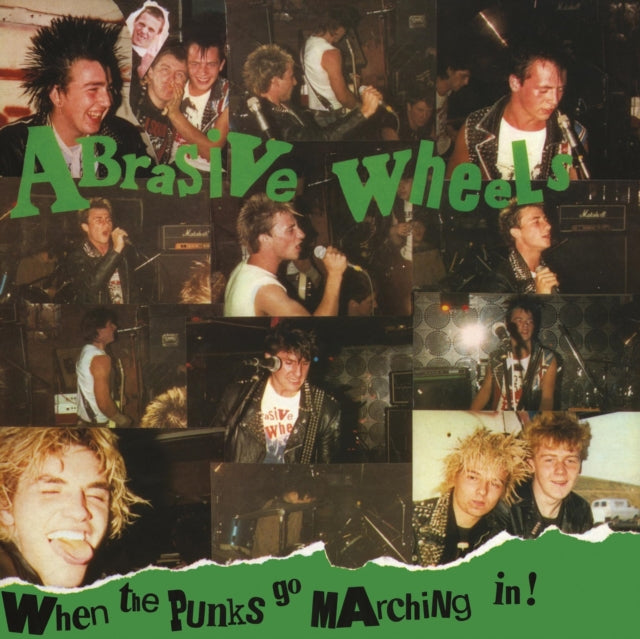 ABRASIVE WHEELS | WHEN THE PUNKS GO MARCHING IN | VINYL RECORD (LP)