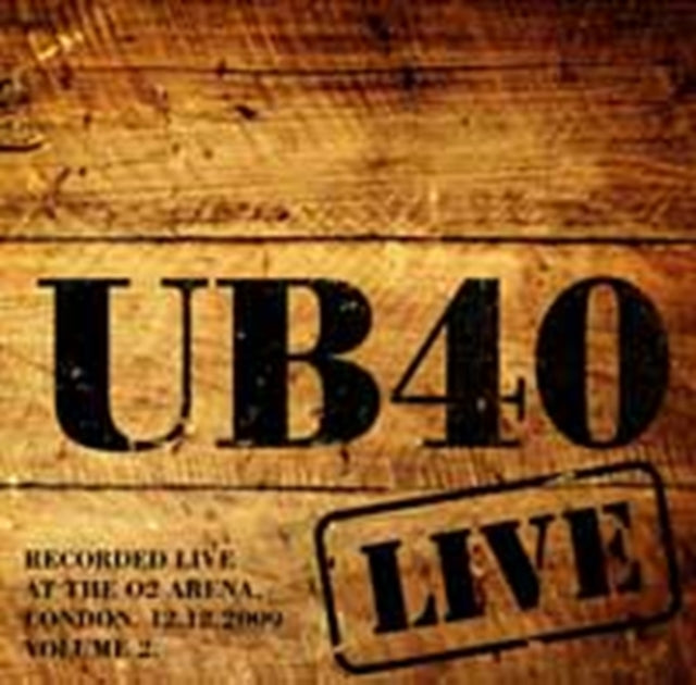 UB40 | LIVE 2009: VOL.2 | VINYL RECORD (LP)