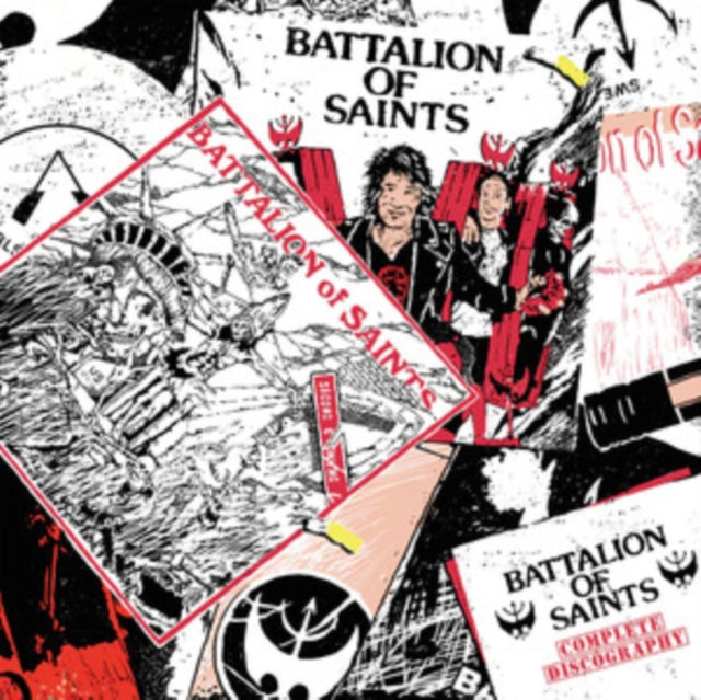BATTALION OF SAINTS | COMPLETE DISCOGRAPHY (RED, WHITE & BLUE TRIPLE VINYL/3LP) | VINYL RECORD (LP)