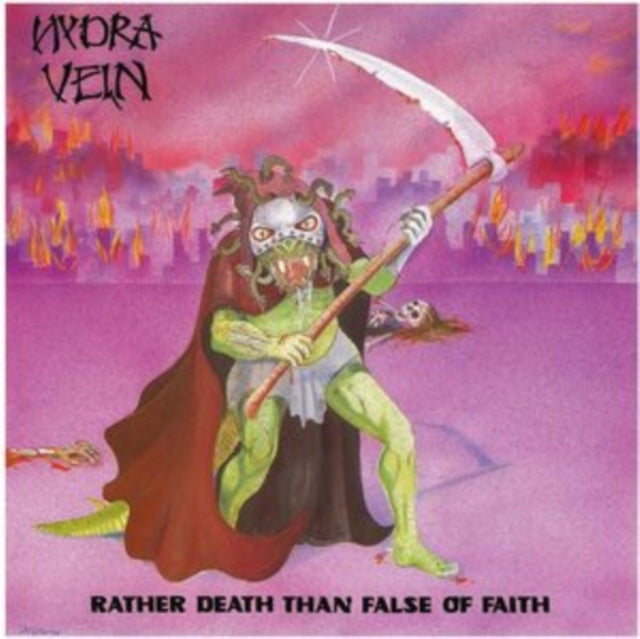 HYDRA VEIN | RATHER DEATH THAN FALSE OF FAITH (2LP/PURPLE/CLEAR SPLATTER VINYL) | VINYL RECORD (LP)