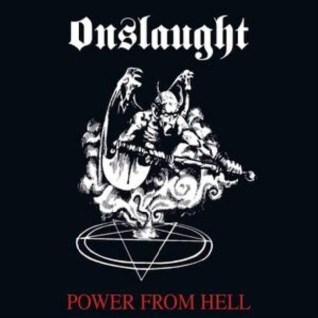 ONSLAUGHT | POWER FROM HELL (WHITE / RED SPLATTER VINYL) | VINYL RECORD (LP)