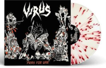 VIRUS | PRAY FOR WAR (WHITE / RED SPLATTER VINYL) | VINYL RECORD (LP)