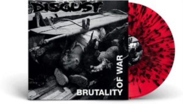 DISGUST | BRUTALITY OF WAR (RED/BLACK SPLATTER VINYL) | VINYL RECORD (LP)