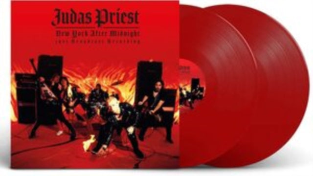 JUDAS PRIEST | NEW YORK AFTER MIDNIGHT (RED VINYL/2LP) | VINYL RECORD (LP)