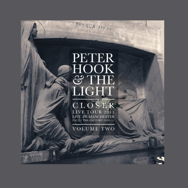 HOOK, PETER & THE LIGHT | CLOSER: LIVE IN MANCHESTER VOL.2 (140G GREY VINYL) | VINYL RECORD (LP)