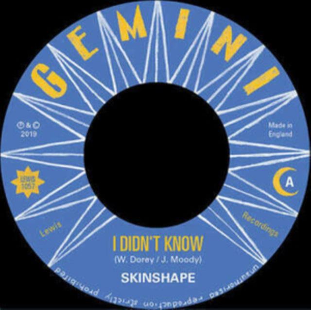 SKINSHAPE | I DIDN'T KNOW (EXTENDED) | 7IN VINYL