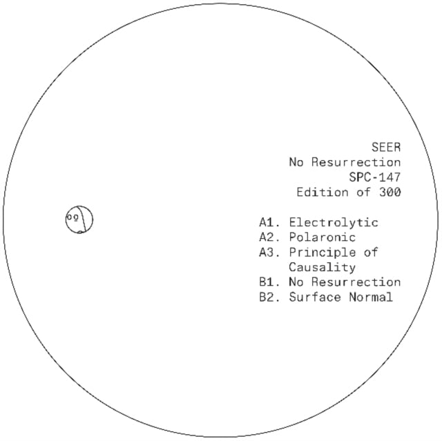SEER | NO RESURRECTION | 12IN VINYL