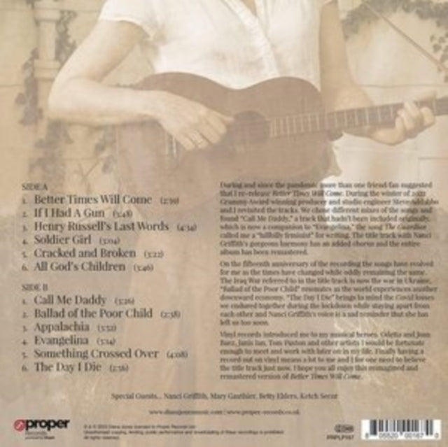 JONES, DIANA | BETTER TIMES WILL COME | VINYL RECORD (LP)