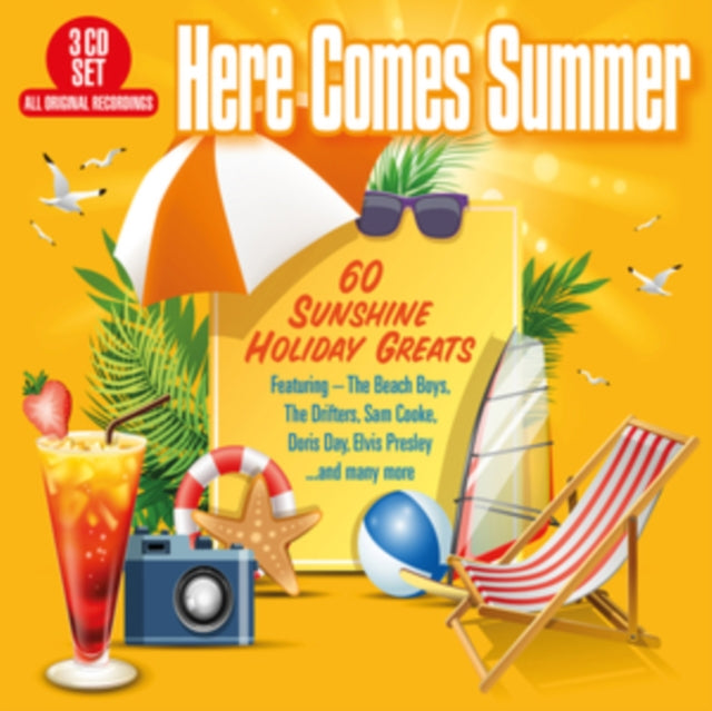 VARIOUS ARTISTS | HERE COMES SUMMER - 60 SUNSHINE HOLIDAY GREATS (3CD) | CD