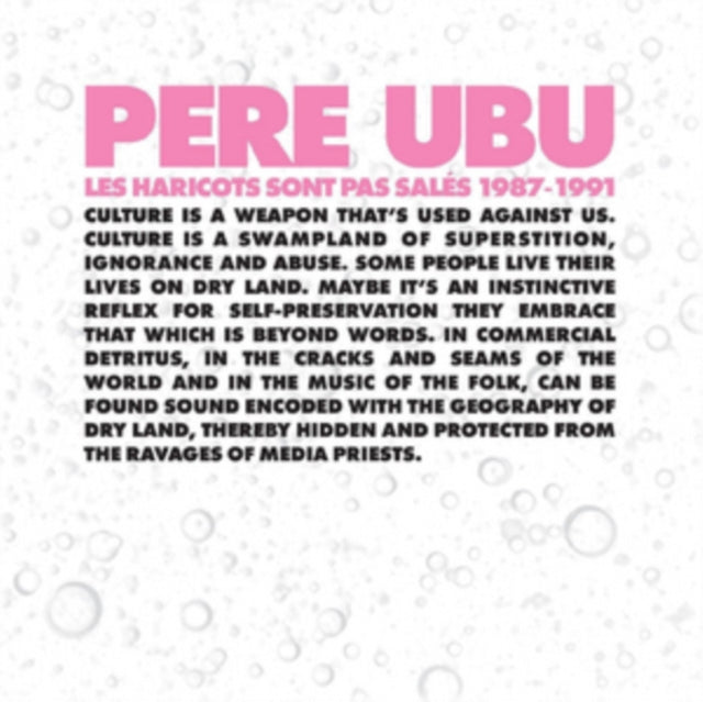 PERE UBU | LES HARICOTS SONT PAS SALES 1987-1991 (4LP/DL CARD/POSTER) | VINYL RECORD (LP)