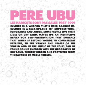 PERE UBU | LES HARICOTS SONT PAS SALES 1987-1991 (4LP/DL CARD/POSTER) | VINYL RECORD (LP)