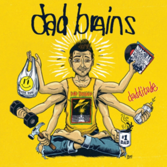 DAD BRAINS | FATHER'S DAY (RED 7INCH/DL) | 7IN VINYL