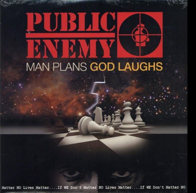 PUBLIC ENEMY | MAN PLANS GOD LAUGHS | VINYL RECORD (LP)