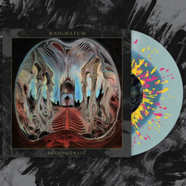 Ã†NIGMATUM | DECONSECRATE (ROYAL BLUE INSIDE ELECTRIC BLUE W/ NEON PINK & MUSTARD YELLOW SPLATTER VINYL) | VINYL RECORD (LP)