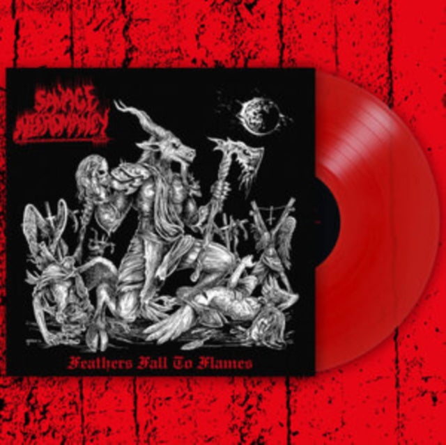 SAVAGE NECROMANCY | FEATHERS FALL TO FLAMES | VINYL RECORD (LP)