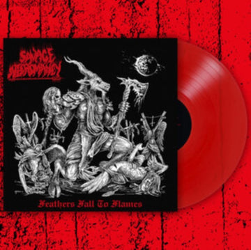 SAVAGE NECROMANCY | FEATHERS FALL TO FLAMES | VINYL RECORD (LP)