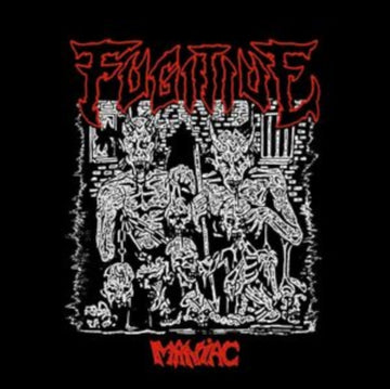 FUGITIVE | MANIAC (ULTRA CLEAR W/ BLACK & RED SPLATTER VINYL) | VINYL RECORD (LP)