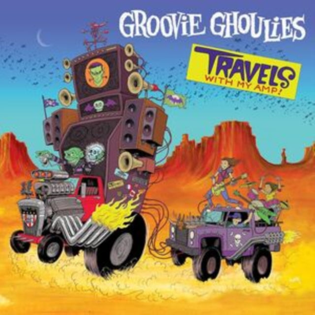 GROOVIE GHOULIES | TRAVELS WITH MY AMP (BLUE & GREEN GALAXY VINYL) | VINYL RECORD (LP)