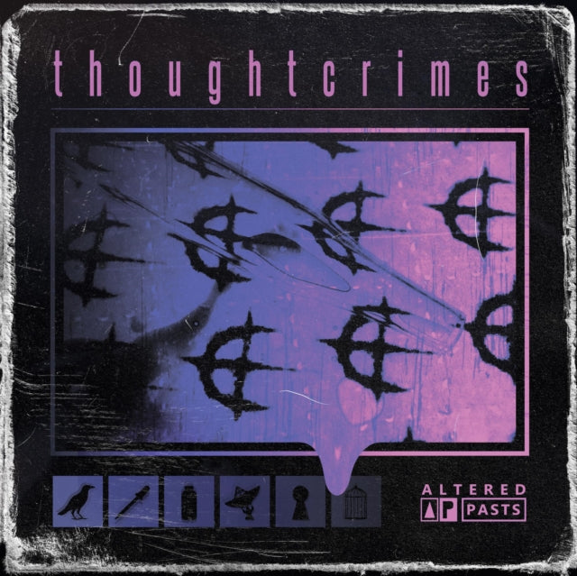 THOUGHTCRIMES | ALTERED PASTS (HALF HOT PINK/HALF NEON VIOLET VINYL) (I) | VINYL RECORD (LP)