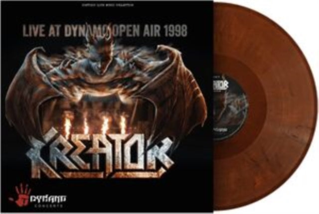 KREATOR | LIVE AT DYNAMO OPEN AIR 1998 (BROWN/ORANGE MARBLED VINYL) | VINYL RECORD (LP)
