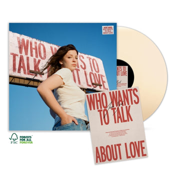 WHO WANTS TO TALK ABOUT LOVE (CREAM VINYL/SIGNED POSTER) (I) | VINYL RECORD (LP)