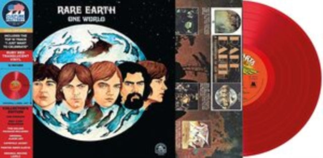 RARE EARTH | ONE WORLD (RED TRANSLUCENT VINYL) | VINYL RECORD (LP)