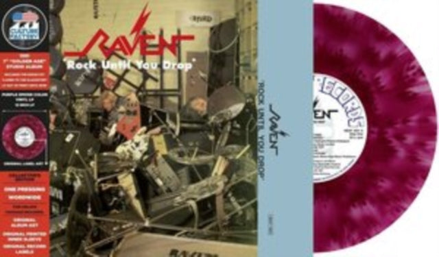 RAVEN | ROCK UNTIL YOU DROP (PURPLE SMOKE VINYL) | VINYL RECORD (LP)