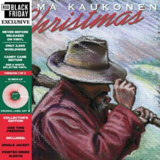 KAUKONEN, JORMA | CHRISTMASâ€¦ (CANDY CANE EDITION) (RSD) | VINYL RECORD (LP)