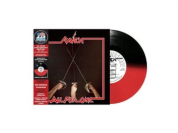 RAVEN | ALL FOR ONE (BLACK & BLOOD RED VINYL/REISSUE) | VINYL RECORD (LP)