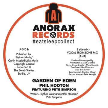 GARDEN OF EDEN (FEAT. PETE SIMPSON) | 7IN VINYL