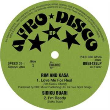 BBE AFRO DISCO EP | VINYL RECORD (LP)