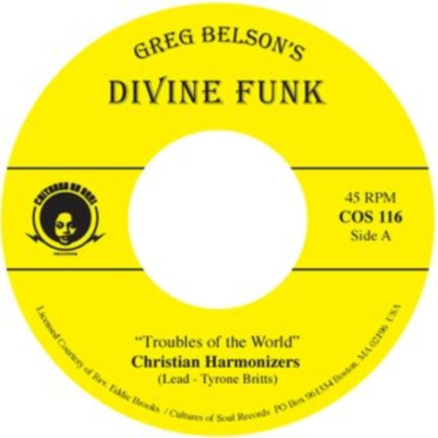 HARMONIZERS, CHRISTIAN; GOSPEL TRAVELERS | TROUBLES OF THE WORLD / JESUS IS WATCHING YOU | 7IN VINYL