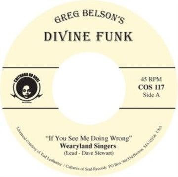 WEARYLAND SINGERS; THE CHARIETTES GOSPEL SINGERS | IF YOU SEE ME DOING WRONG/NOBODY BUT JESUS | 7IN VINYL