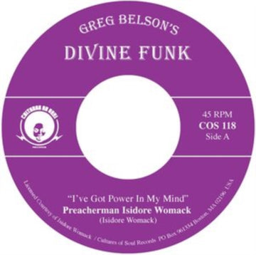 WOMACK, PREACHERMAN ISIDORE; ALLEN GAUFF JR. | I'VE GOT POWER IN MY MIND / I DON'T WANT TO BE ALONE | 7IN VINYL