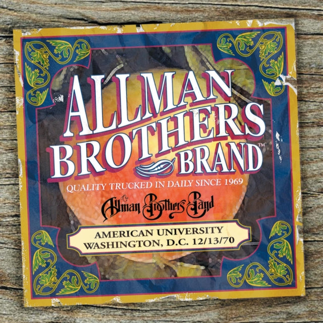 ALLMAN BROTHERS BAND | AMERICAN UNIVERSITY 12-13-70 (2LP) | VINYL RECORD (LP)