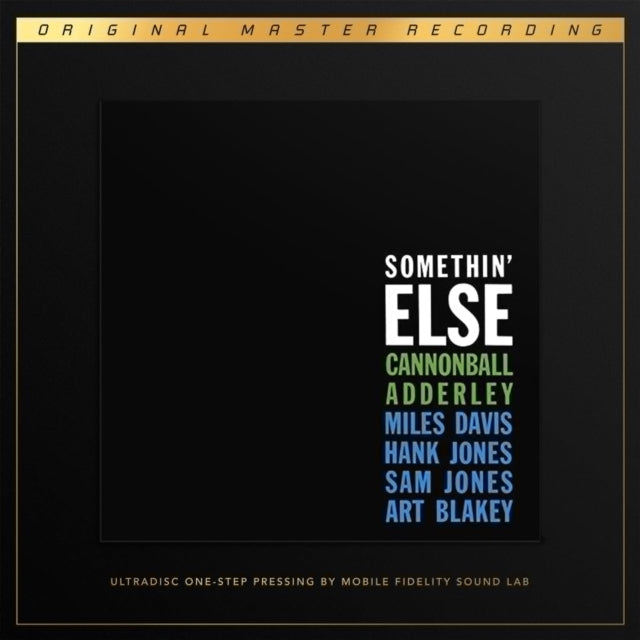 ADDERLEY, CANNONBALL | SOMETHIN' ELSE (2LP/180G/45RPM SUPERVINYL ULTRADISC ONE-STEP/ORIGINAL MASTERS/LIMITED/NUMBERED) | VINYL RECORD (LP)