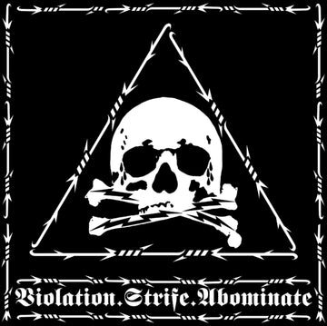 VIOLATION.STRIFE/ABOMINATE (SILVER & BLACK MARBLE VINYL/GATEFOLD) | VINYL RECORD (LP)