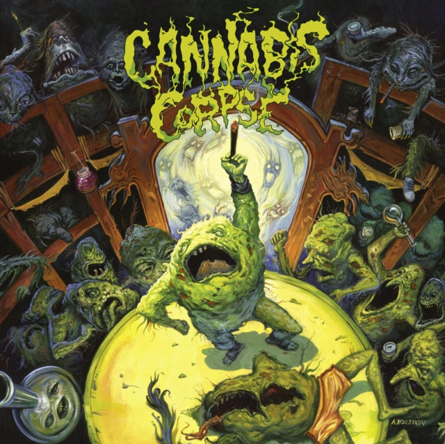 CANNABIS CORPSE | WEEDING (WHITE VINYL) | VINYL RECORD (LP)