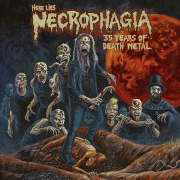 NECROPHAGIA | HERE LIES NECROPHAGIA: 35 YEARS OF DEATH METAL | VINYL RECORD (LP)