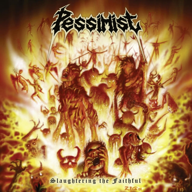 PESSIMIST | SLAUGHTERING THE FAITHFUL | VINYL RECORD (LP)