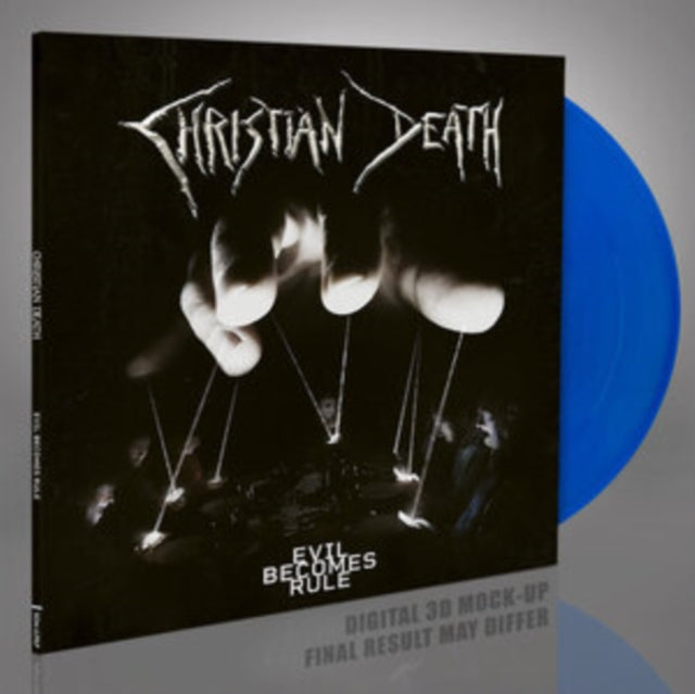 CHRISTIAN DEATH | EVIL BECOMES RULE (BLUE VINYL) | VINYL RECORD (LP)