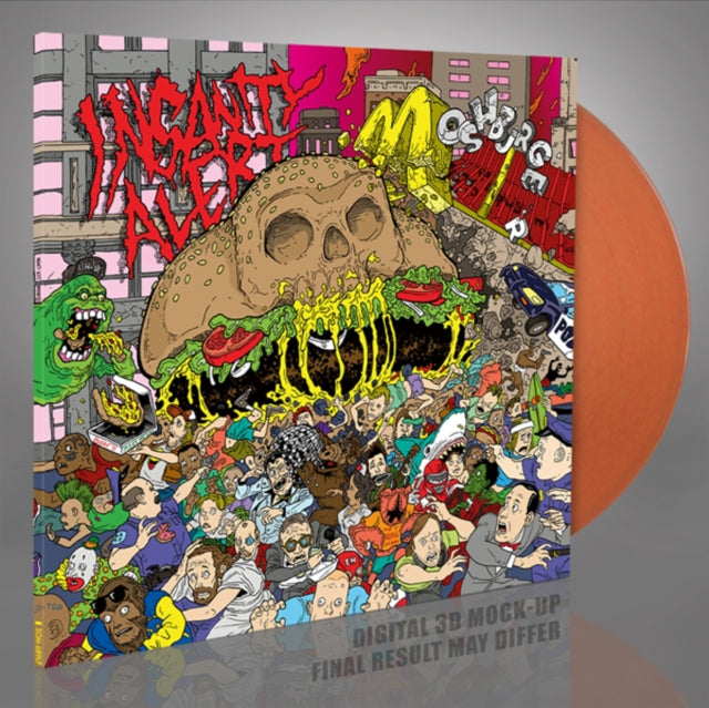 INSANITY ALERT | MOSHBURGER (TRANSPARENT ORANGE VINYL) | VINYL RECORD (LP)